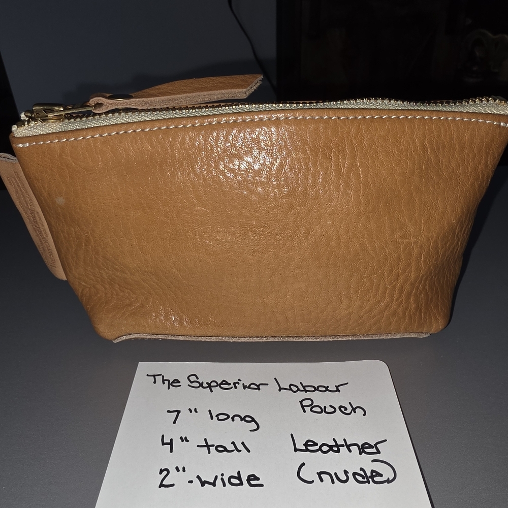 The Superior Labor leather pouch.